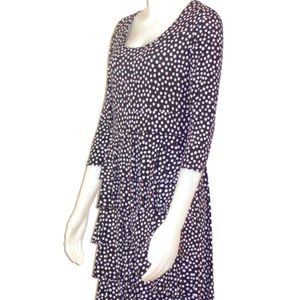 Womens Printed Half Sleeve Layered Wrap Long/Short